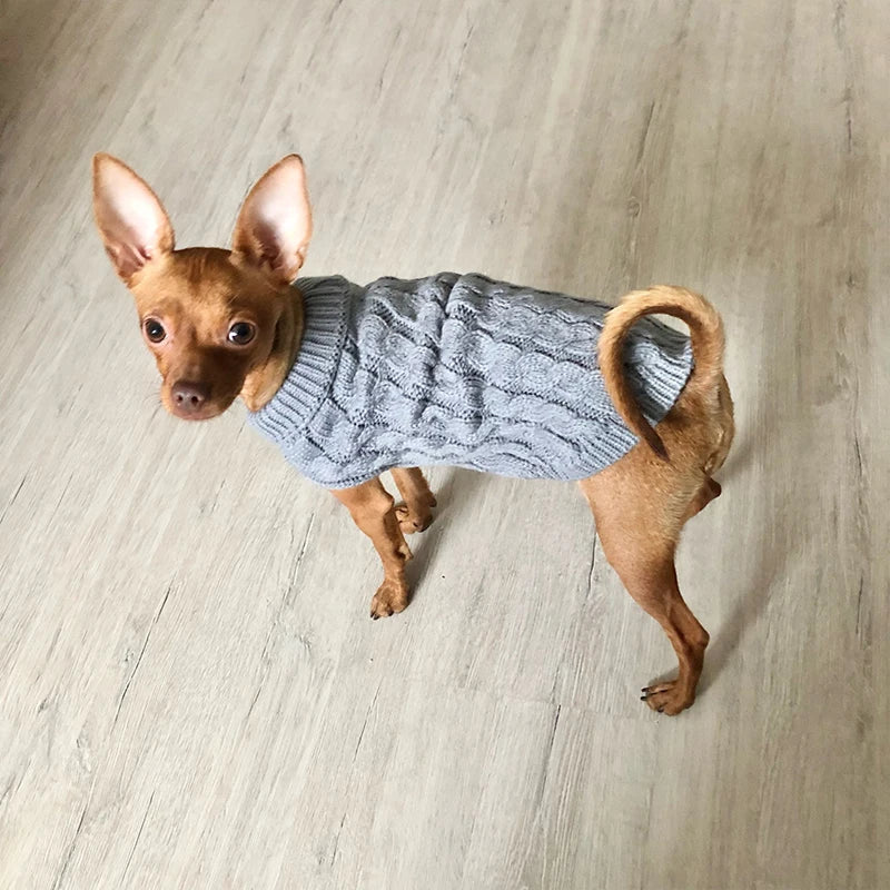 CozyPaws Knitted Dog Sweater