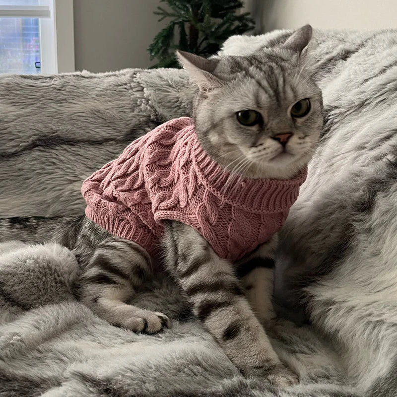 CozyPaws Knitted Dog Sweater